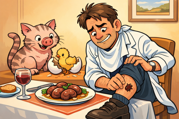Allergies à la viande : quand tout devient moins simple