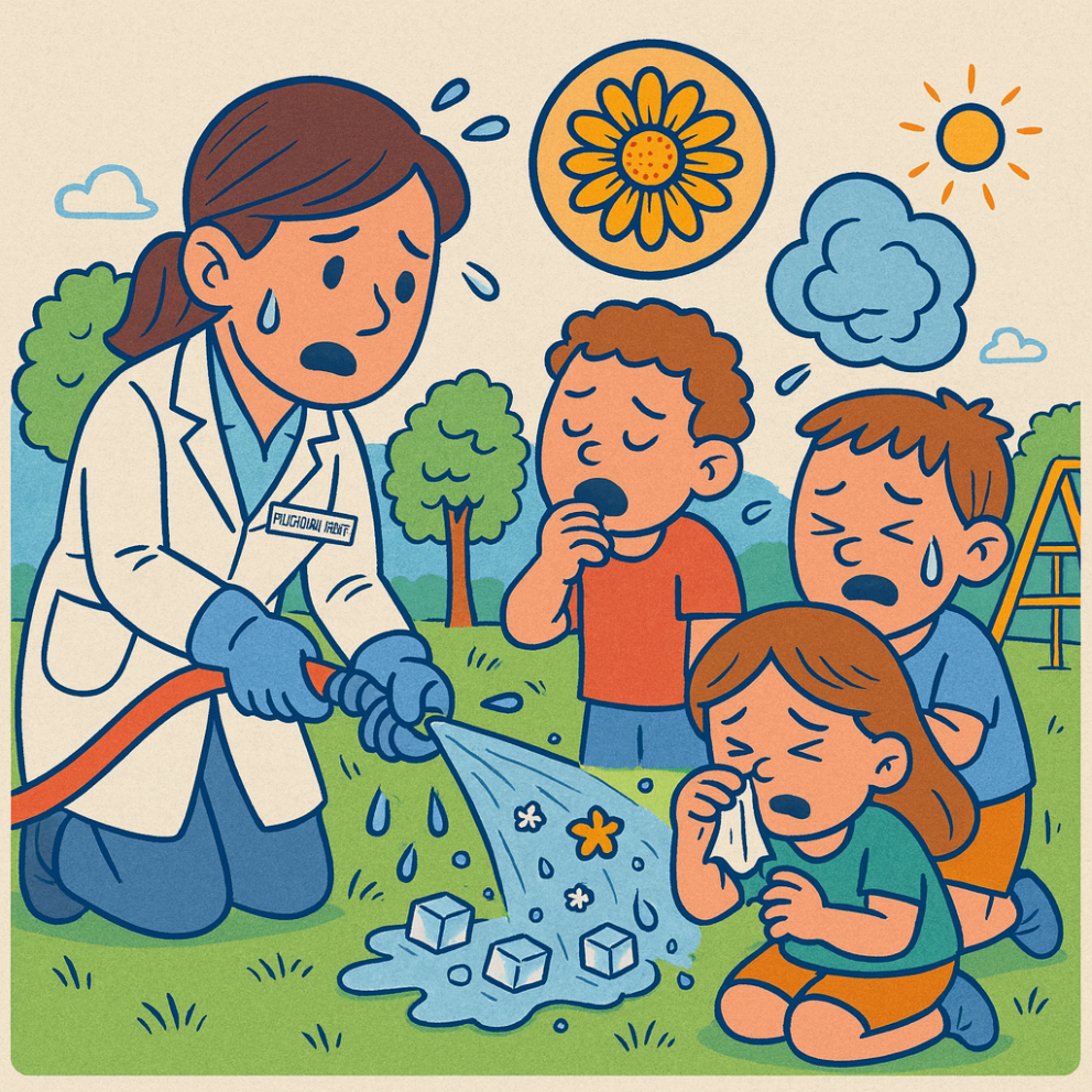 Les incendies brûlent aussi les atopiques : effet des particules fines et des émanations gazeuses d'incendies sur la peau, le nez et les bronches de nos patients atopiques